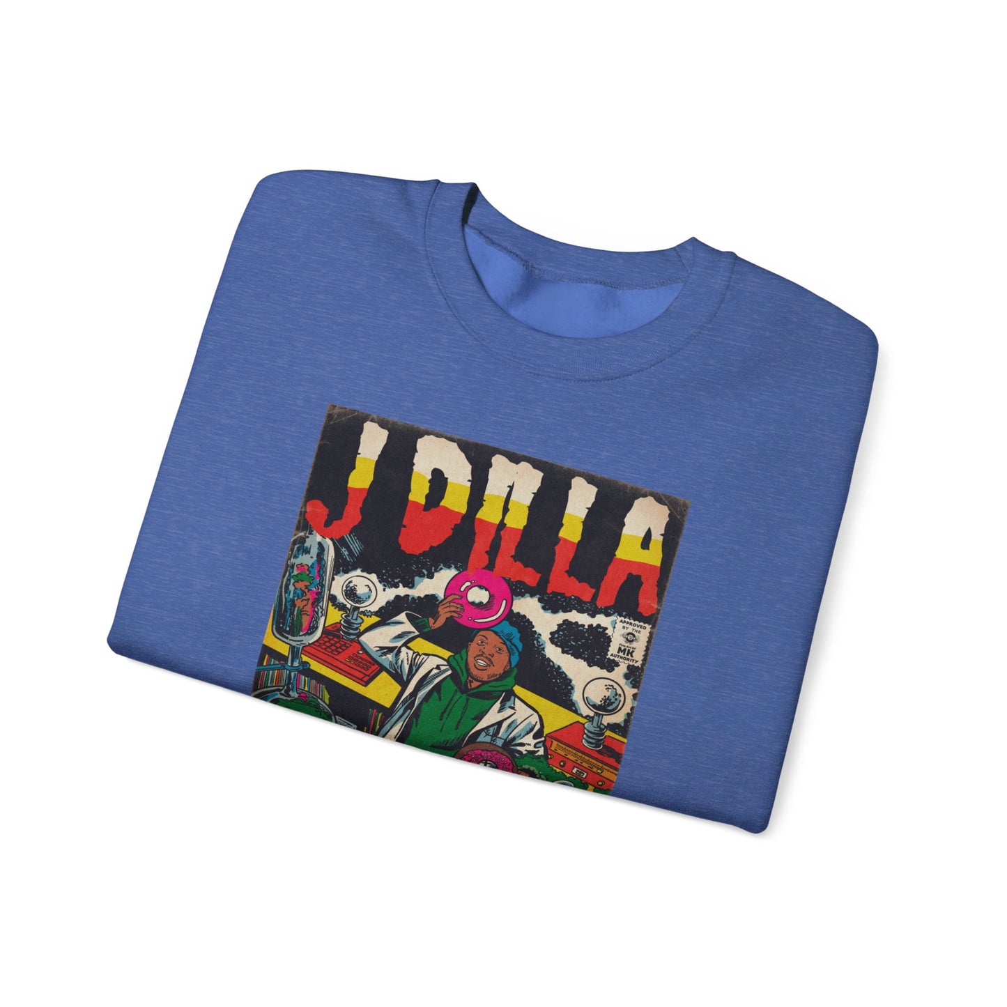 J Dilla - Comic Book Art - Unisex Heavy Blend™ Crewneck Sweatshirt