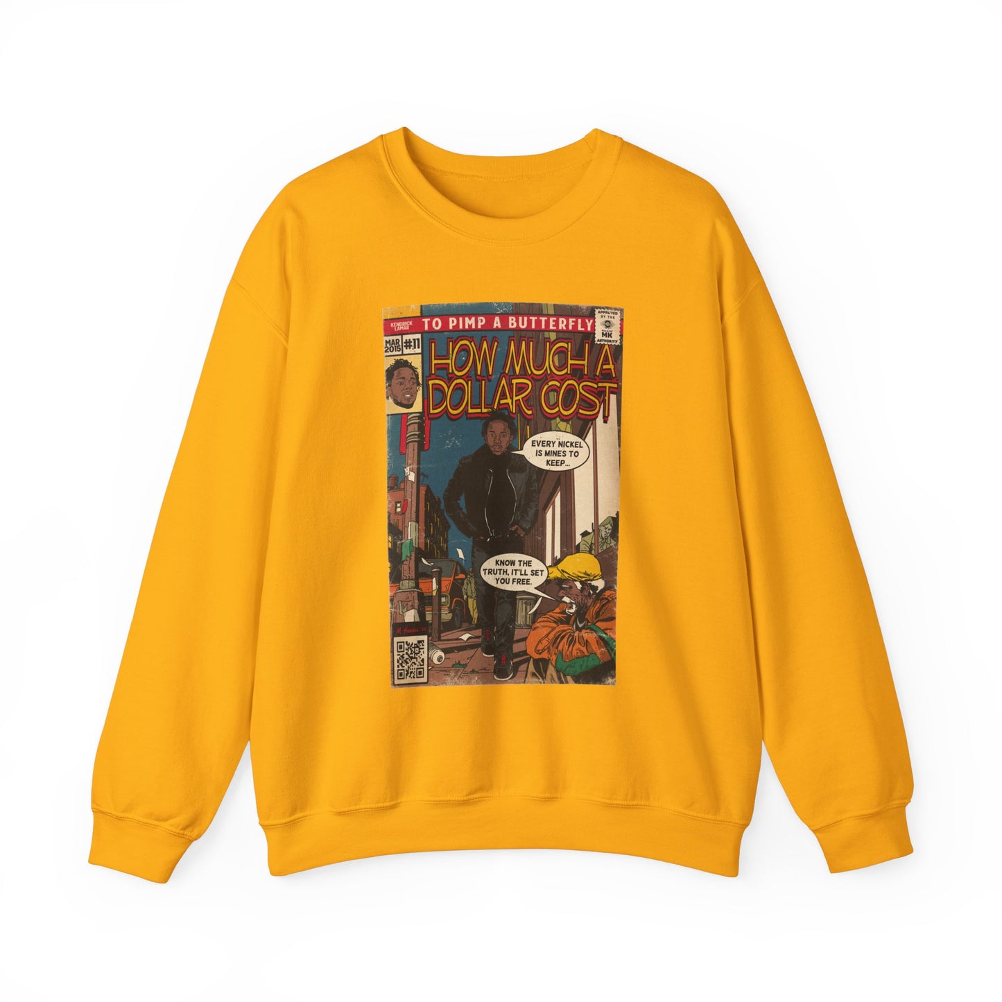 Kendrick Lamar- How Much A Dollar Cost- Unisex Heavy Blend™ Crewneck Sweatshirt