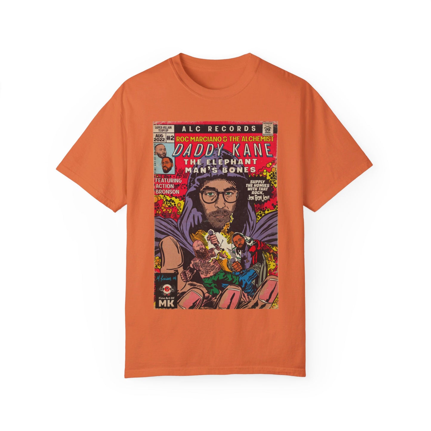 Roc Marciano, Alchemist, Action Bronson - Daddy Kane - Unisex Comfort Colors T-shirt