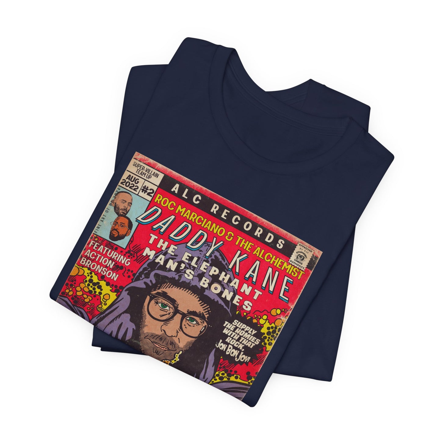 Roc Marciano, Alchemist, Action Bronson - Daddy Kane - Unisex Jersey Short Sleeve Tee