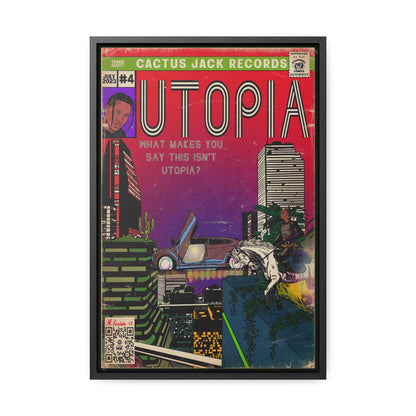 Travis Scott - Utopia - Gallery Canvas Wraps, Vertical Frame