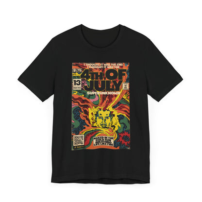 Soundgarden - 4th Of July - Grunge Comic Art - Unisex Jersey Short Sleeve Tee