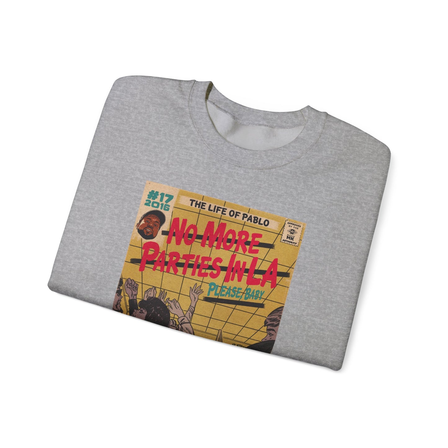 Kanye West & Kendrick Lamar - No More Parties in LA - Unisex Heavy Blend™ Crewneck Sweatshirt