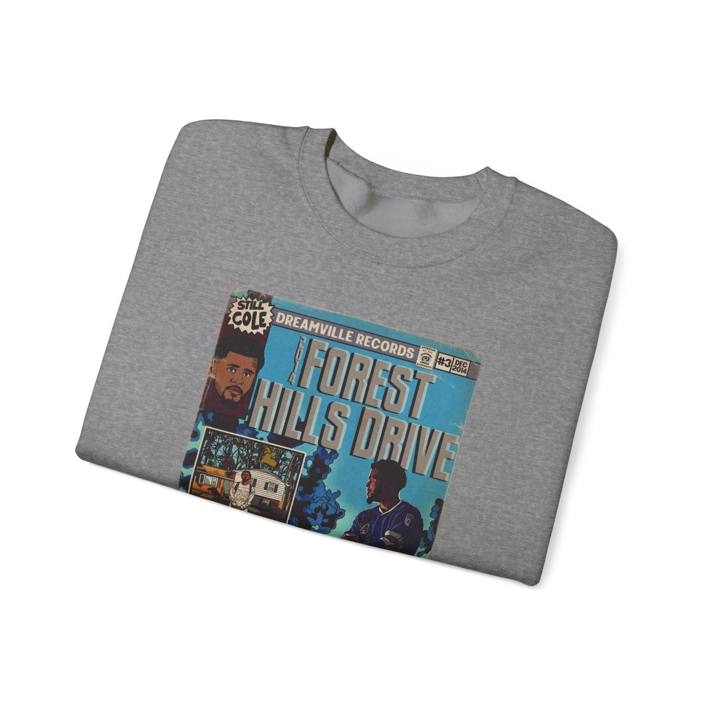 J Cole - 2014 Forest Hills Drive - Unisex Heavy Blend™ Crewneck Sweatshirt