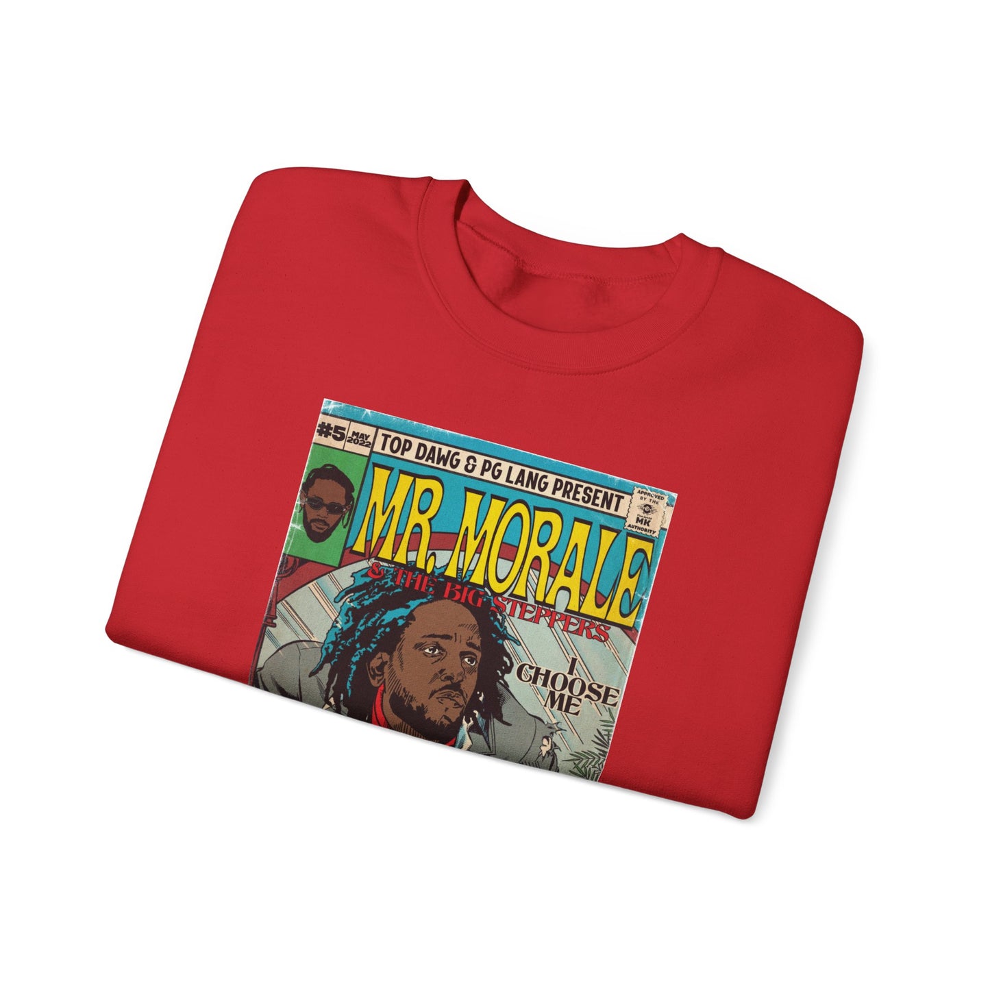 Kendrick Lamar- Mr. Morale & The Big Steppers - Unisex Heavy Blend™ Crewneck Sweatshirt