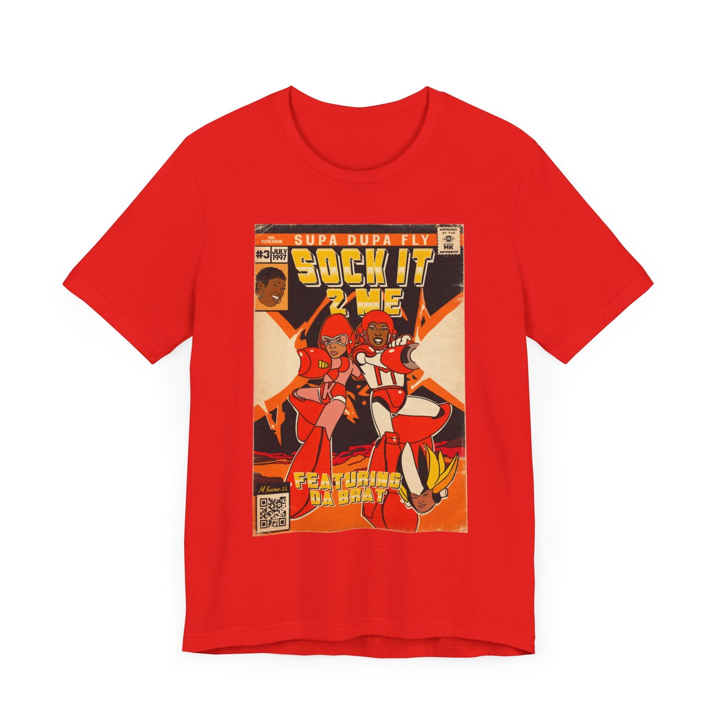 Missy Elliot, Da Brat, & Lil Kim - Sock It To Me - Unisex Jersey Short Sleeve Tee