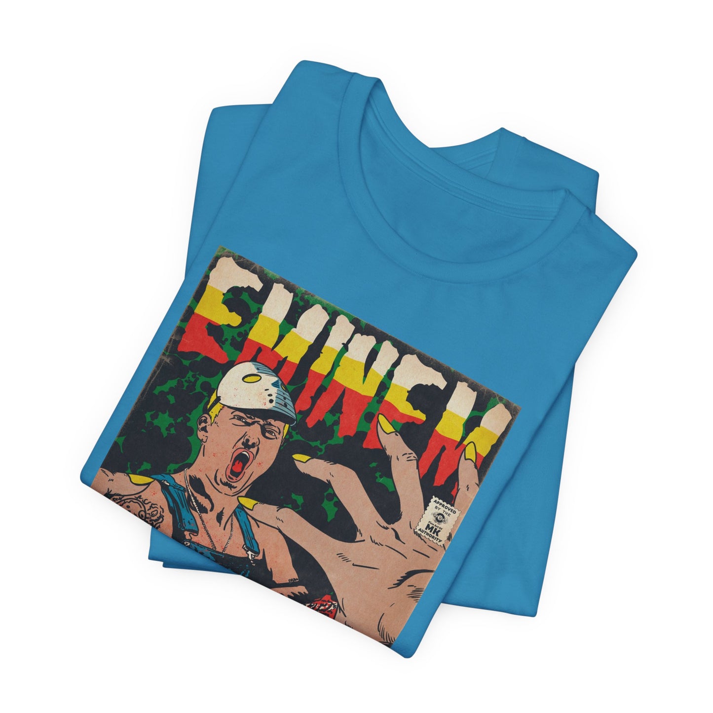 Eminem - Comic Book Art - Unisex Jersey Short Sleeve Tee