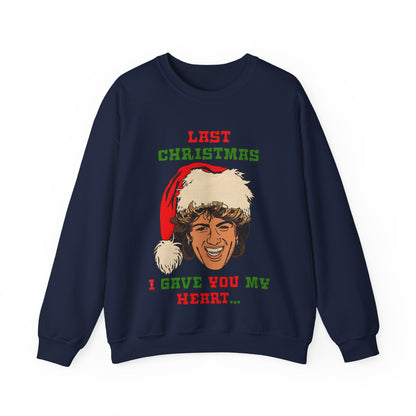 WHAM - George Michael - Last Christmas- Unisex Heavy Blend™ Crewneck Sweatshirt