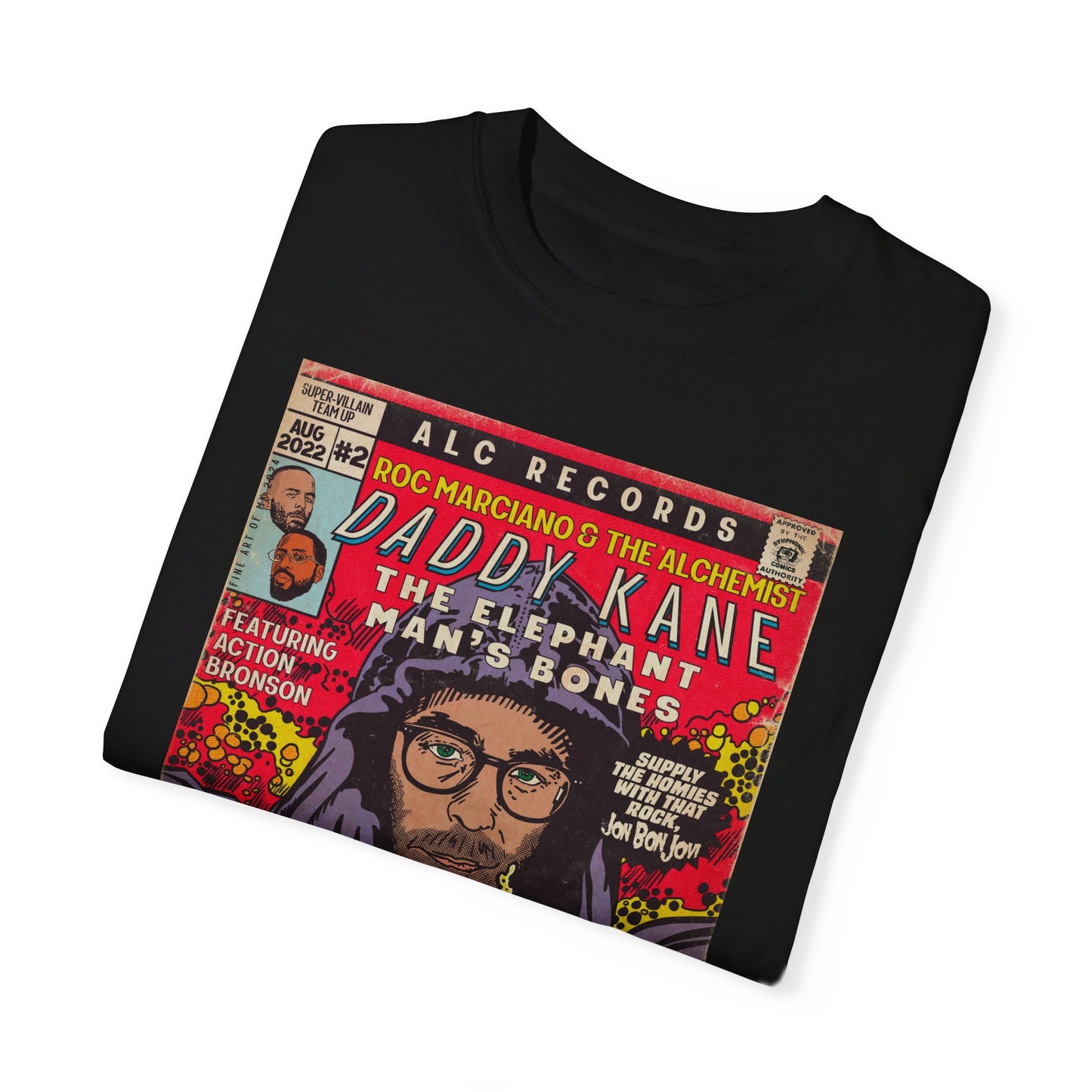 Roc Marciano, Alchemist, Action Bronson - Daddy Kane - Unisex Comfort Colors T-shirt