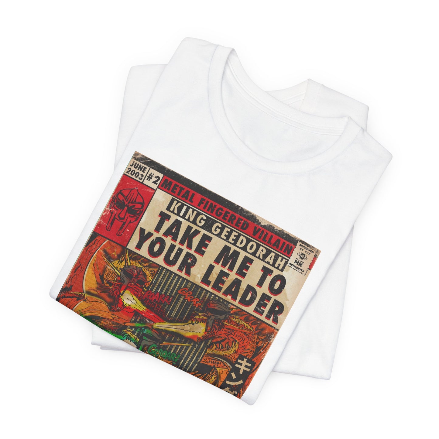 MF DOOM - King Geedorah- Take Me To Your Leader -  Unisex Jersey Short Sleeve Tee