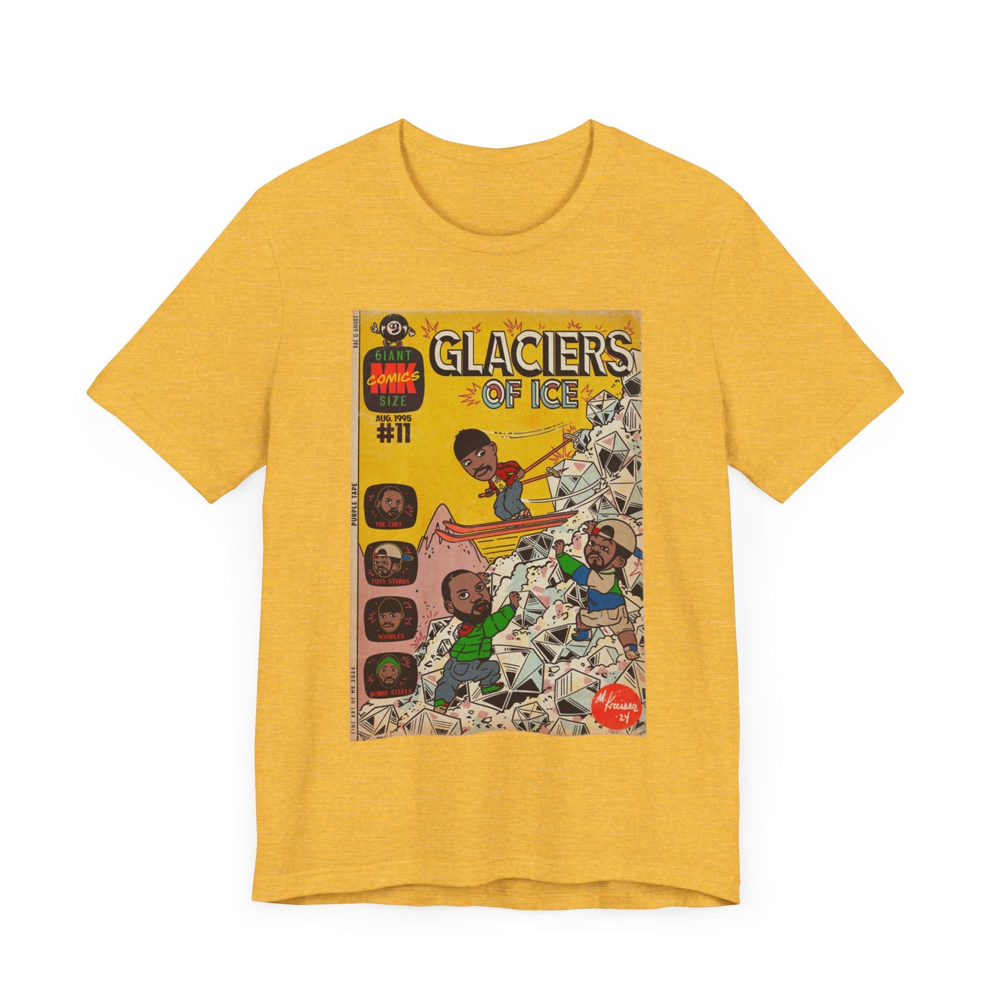 Rae, Ghost, Masta - Glaciers of Ice - Wu - Unisex Jersey Short Sleeve Tee