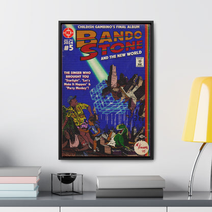 Childish Gambino - Bando Stone  - Gallery Canvas Wraps, Vertical Frame