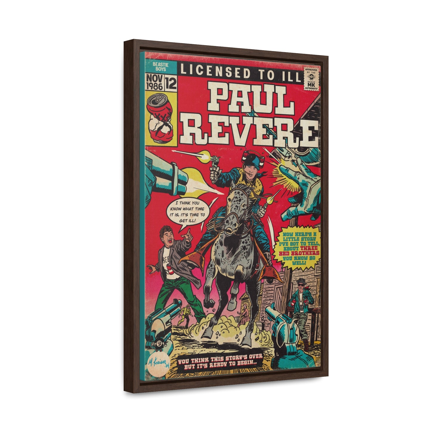 Beastie Boys - Paul Revere - Gallery Canvas Wraps, Vertical Frame