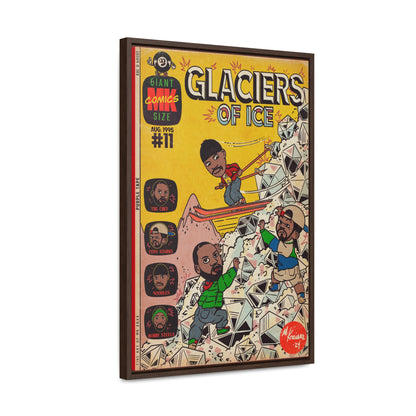 Rae, Ghost, Masta - Glaciers of Ice - Wu - Gallery Canvas Wraps, Vertical Frame