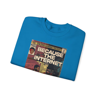 Childish Gambino- Because The Internet - Unisex Heavy Blend™ Crewneck Sweatshirt