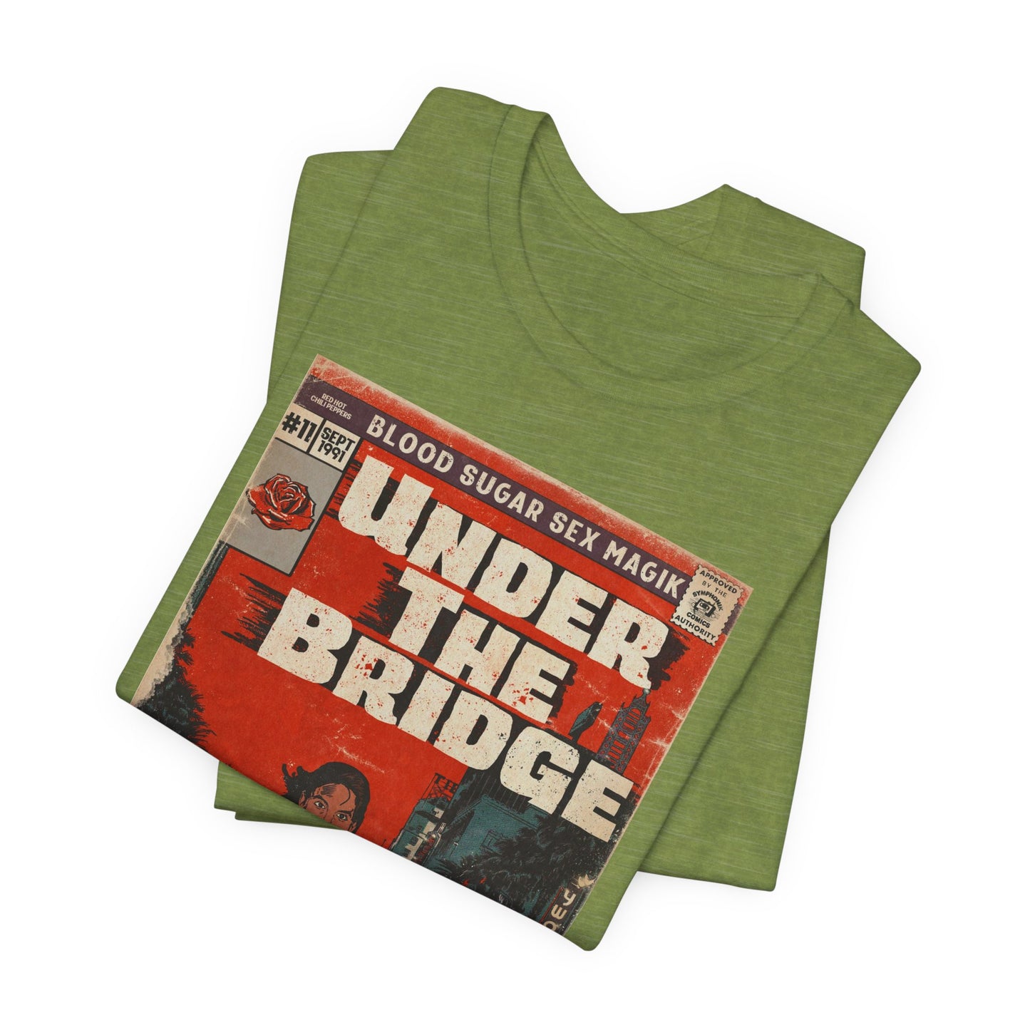 Red Hot Chili Peppers- Under The Bridge - Unisex Jersey Short Sleeve Tee