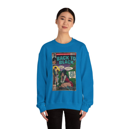 Amy Winehouse - Back to Black - Unisex Heavy Blend™ Crewneck Sweatshirt