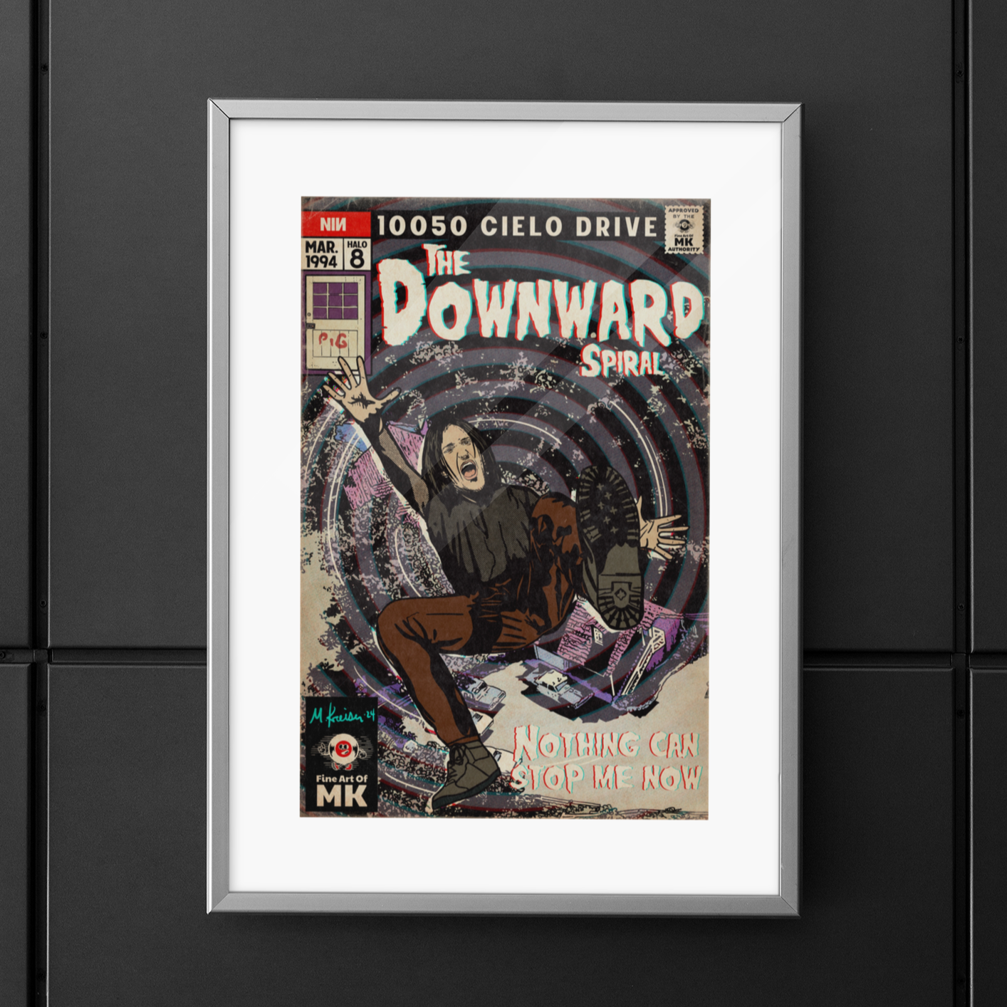 NIN - The Downward Spiral - Matte Vertical Posters