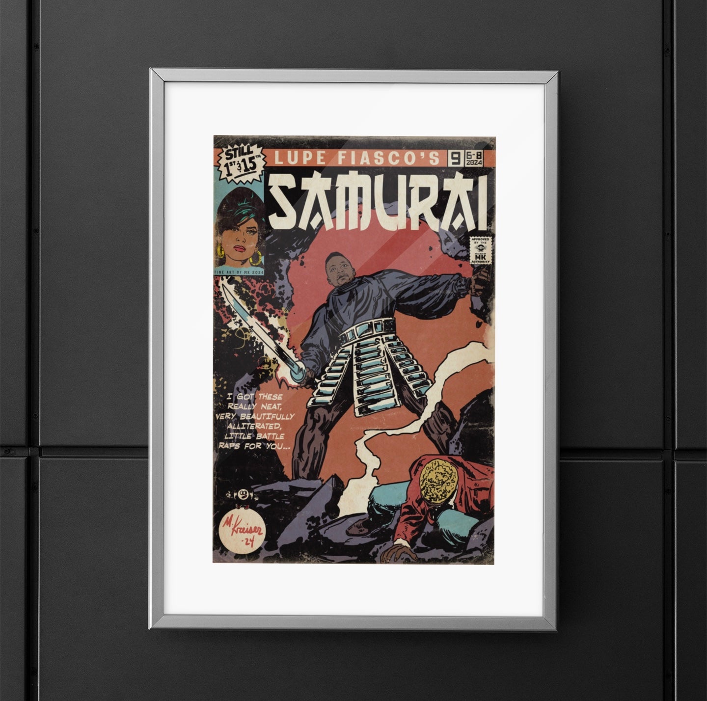 Lupe Fiasco - Samurai - Matte Vertical Poster