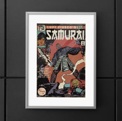 Lupe Fiasco - Samurai - Matte Vertical Poster