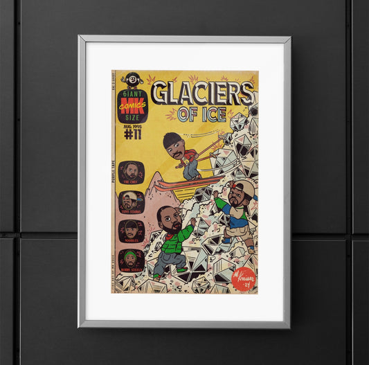 Rae, Ghost, Masta - Glaciers of Ice - Wu - Matte Vertical Poster