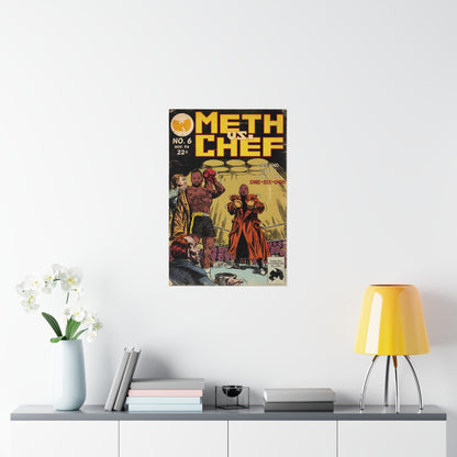 Method Man - Meth vs Chef - Raekwon - Wu-Tang - Vertical Matte Poster