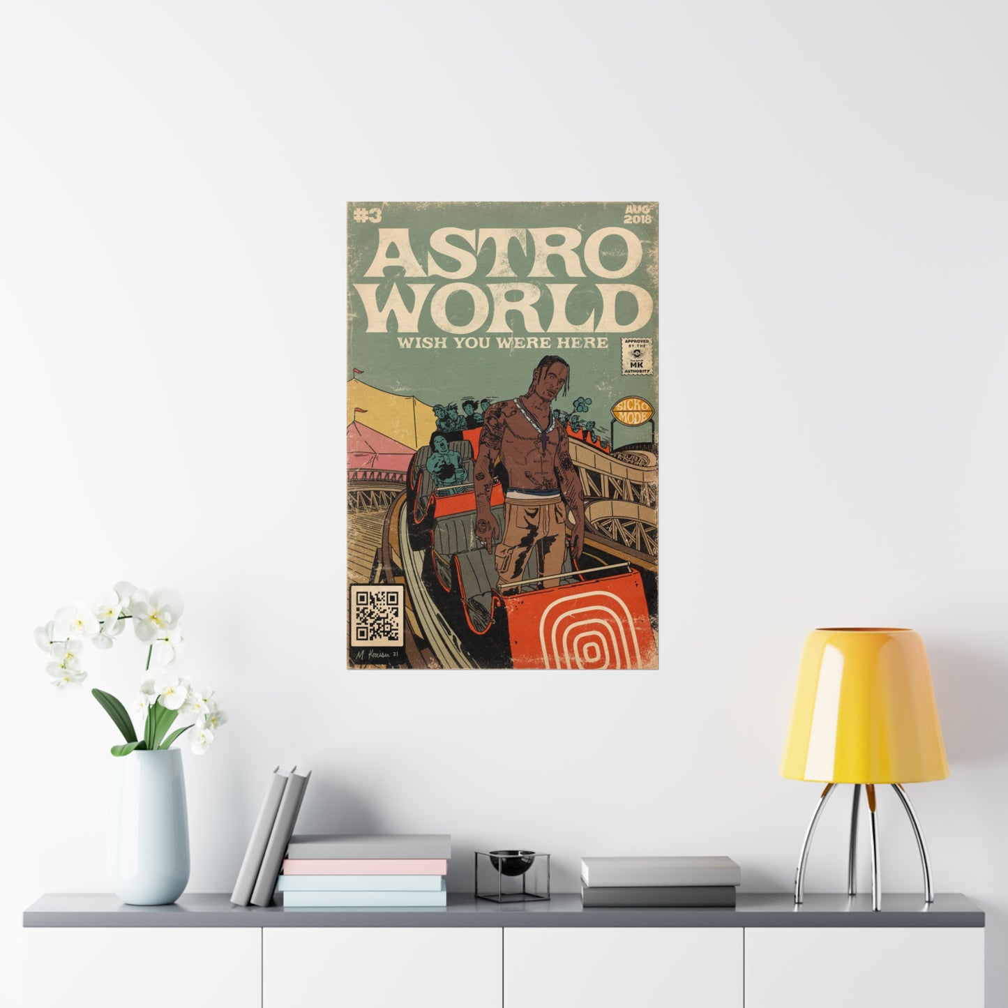 Travis Scott Astroworld Album Cover Matte Finish Poster Paper