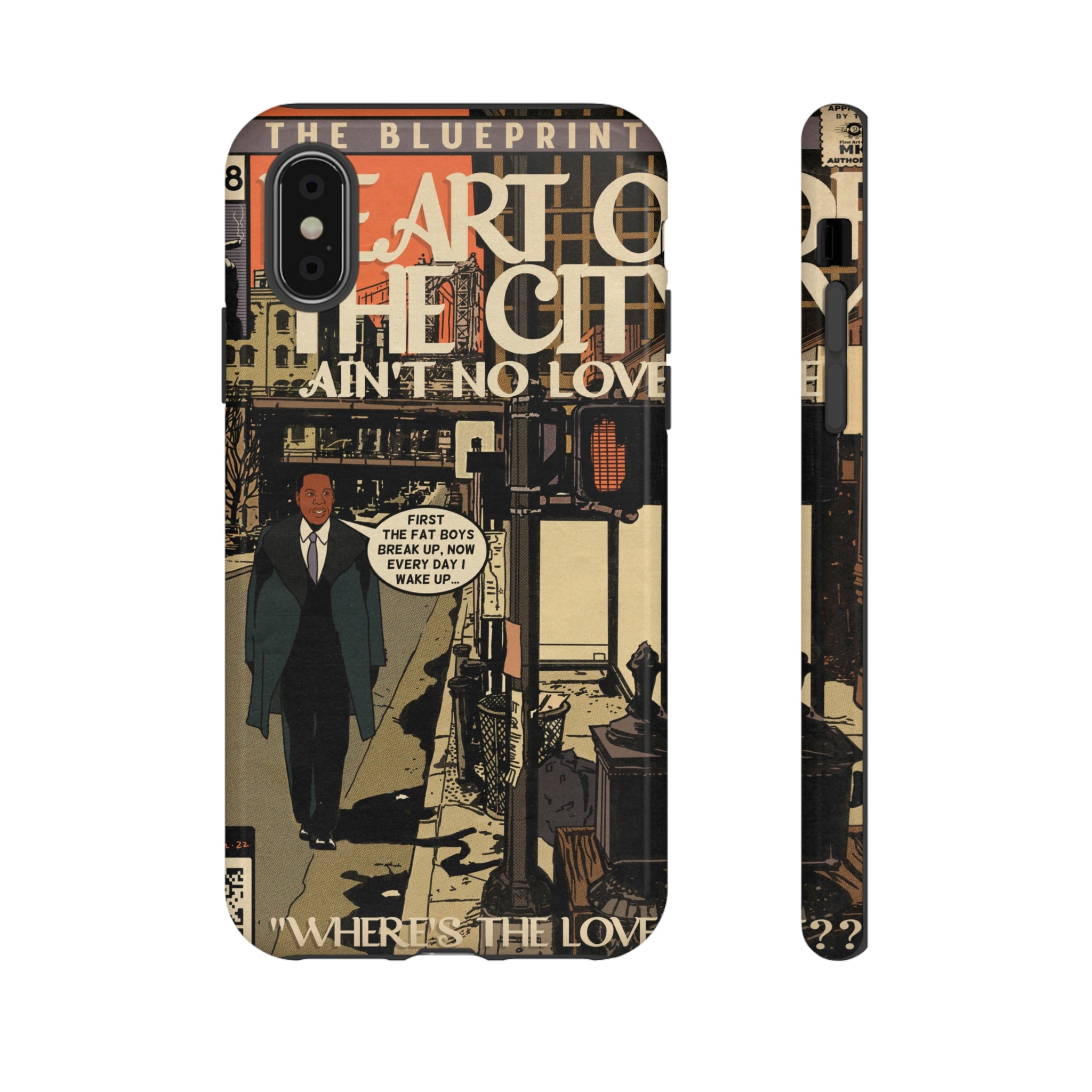 Jay Z Heart of the City Tough Phone Cases Fine Art Of MK