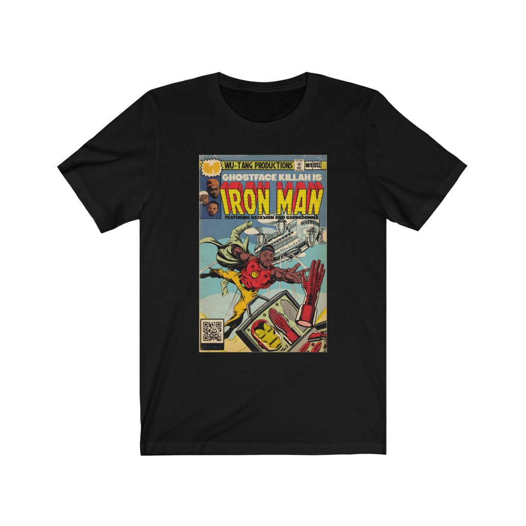 Ghostface Killah - Iron Man - Hip Hop Comic - Wu-Tang - Unisex Jersey Short  Sleeve Tee
