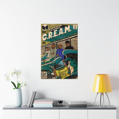 Wu-Tang Clan - C.R.E.A.M - Vertical Matte Poster