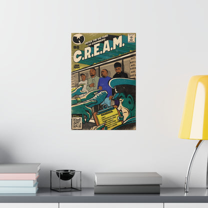 Wu-Tang Clan - C.R.E.A.M - Vertical Matte Poster