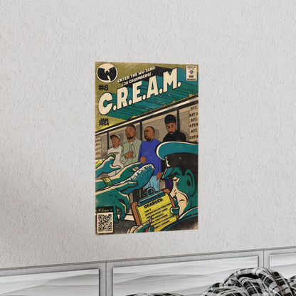 Wu-Tang Clan - C.R.E.A.M - Vertical Matte Poster