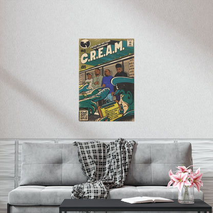 Wu-Tang Clan - C.R.E.A.M - Vertical Matte Poster