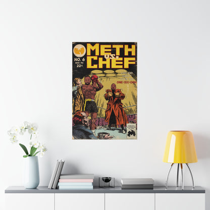 Method Man - Meth vs Chef - Raekwon - Wu-Tang - Vertical Matte Poster