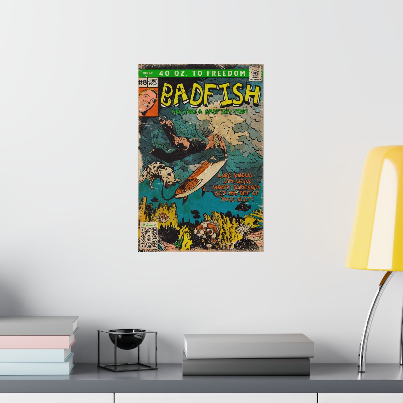 Sublime - Badfish - Vertical Matte Poster – Fine Art Of MK